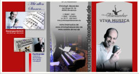 Info-Flyer VIVA MUSICA Entertainment mit Christoph Alexander